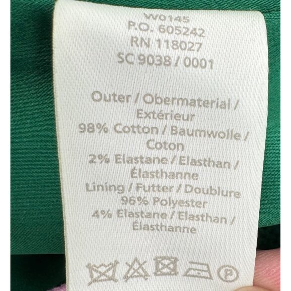 Boden Martha Shift Sleeveless Polka Dot Dress Sap Green Dandelion Size 6 - Picture 12 of 15